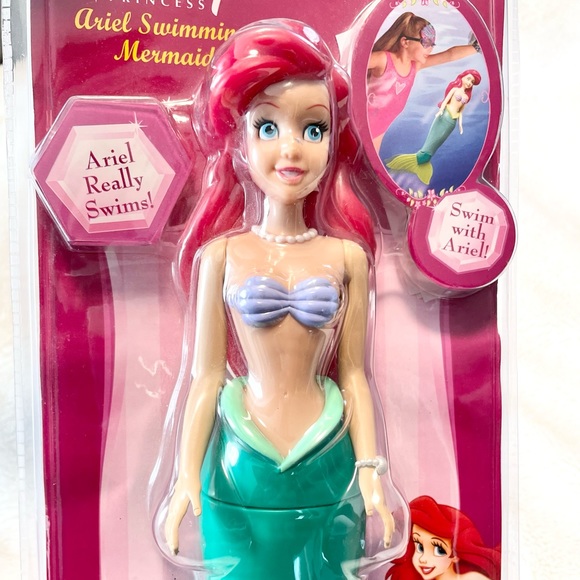 New RARE 13” Disney Princess Swimming Adventures Little Mermaid Ariel Doll - Picture 2 of 8